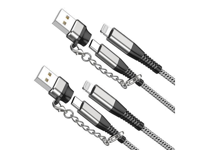 iPhone Charger Cable 6ft 3Pack White Cat MFi Certified Lightning Cable Nylon Braided Long iPhone USB Fast Charging Cord Compatible with iPhone13/12/12Pro/12ProMax/11/11Pro/XS MAX/XR/XS/X/8/7/Plus
