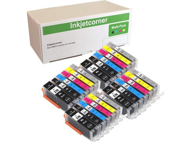 18-Pack Inkjetcorner Compatible Ink Cartridges Replacement for PGI-270XL CLI-271XL PGI 270 CLI 271 for use with TS9020 MG7720 TS8020 TS9000 