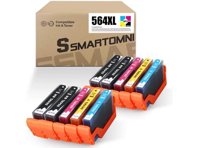 Paeolos Compatible Ink Cartridge Replacement for HP 564XL 564 XL to use with DeskJet 3520 3522 Officejet 4620 Photosmart 5520 6510 6515 6520 7520 7525 D7560 3 Cyan, 3 Magenta, 3 Yellow, 9-Pack