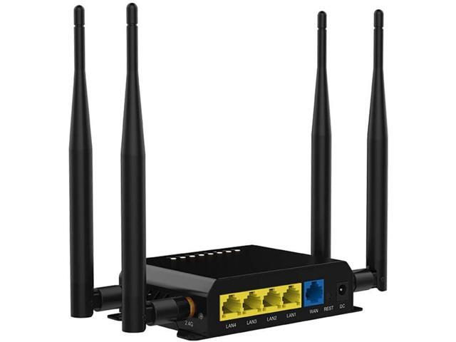 4G LTE Router, 300 Mbps Cat4 Wireless Wi-Fi Router, with Industrial ...