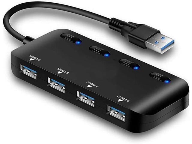 USB3.0 Hub,4 Port High Speed Splitter Micro USB Hub Tablet Laptop ...
