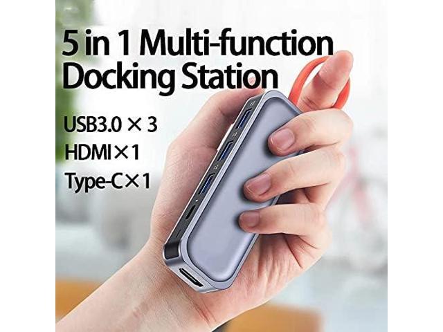 MBBJM USB C Hub with PD Power Adapter for Laptop Type C Docking