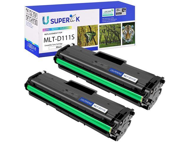 Een trouwe gelijkheid Voorstellen SuperInk 2 Pack Compatible Black Toner Cartridge Replacement for Samsung  MLT-D111S MLTD111S 111S D111S to Use with Samsung Xpress SL-M2020 SL-M2020W  SL-M2022 SL-M2070W SL-M2070FW Laser Printer - Newegg.com