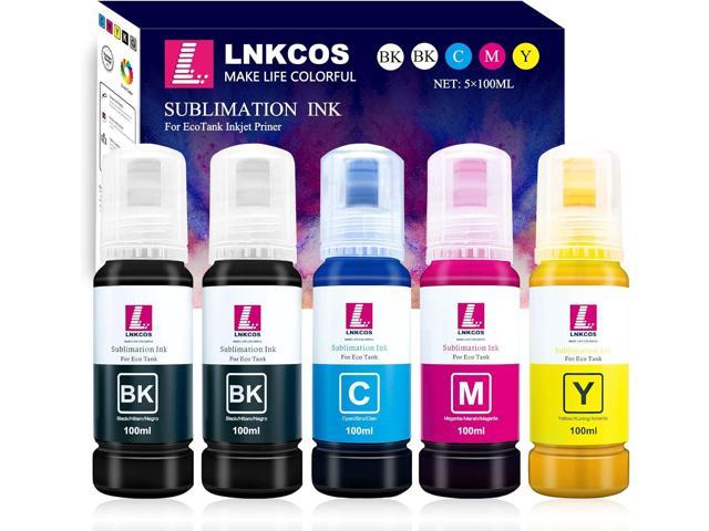 Autofill Syringe-Free Sublimation Ink for Epson EcoTank ET 4800 2850 2800 2803 4700 2760 2720 3760 3850 2750 4760 5800 ET-15000 ET-16650 Anti UV/DIY Mugs/Shirts/Phone Cases 