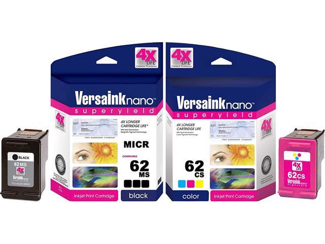 VersaInk-Nano HP 62 MS MICR Black Ink 
