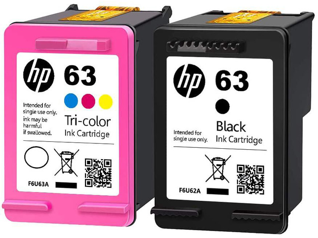 LEBOK for HP 63 | 2 Ink Cartridges 