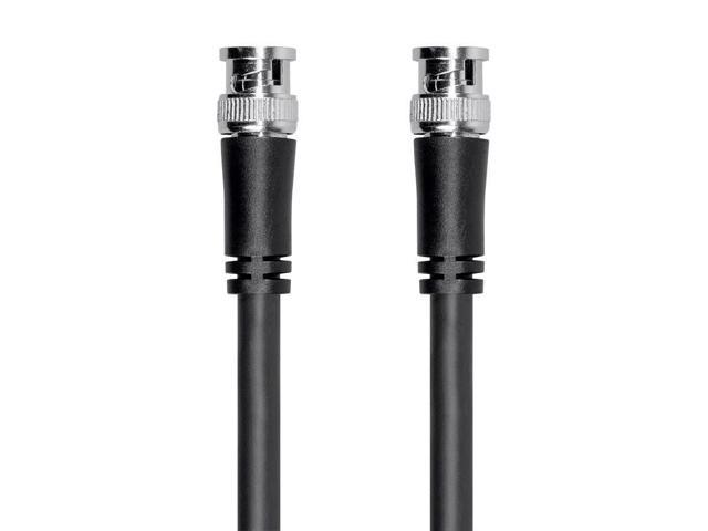 Monoprice SDI BNC Cable - 3 Feet - Black, 12Gbps, 16 AWG, Dual Copper, Aluminum Shielding, For Transmitting UHD-SDI Video Signals - Viper Series