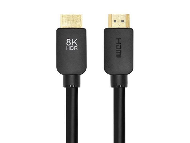 Monoprice 8K No Logo Ultra High Speed HDMI Cable - 10 Feet - Black, 48Gbps, Dynamic HDR, eARC, Compatible With PS5, Xbox Series X, and Xbox Series S