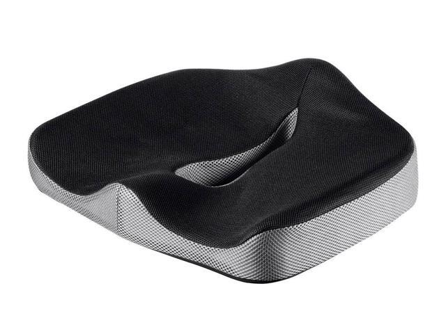 Monoprice Memory Foam Ergonomic Seat Cushion, Soft, Posture Sciatica Back Lumbar Spine Pain Relief Orthopedic Office Car Chair Washable - Workstream Collection