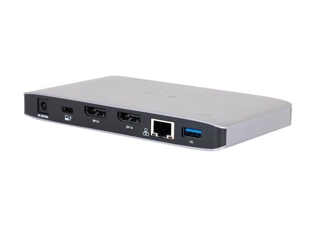 Photo 1 of Monoprice Thunderbolt 3 Dual DisplayPort Docking Station With USB-C MFDP Support For Non-Thunderbolt 3 Devices, With Thunderbolt 3 USB Type-C Cable