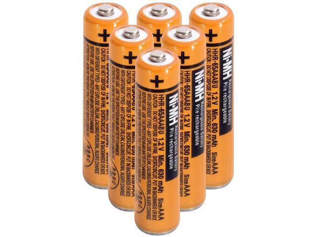 Electronics NI-MH AAA Rechargeable Battery 1.2V 700mah 4-Pack HHR-4DPA AAA Batteries for Panasonic Cordless Phones Remote Controls 