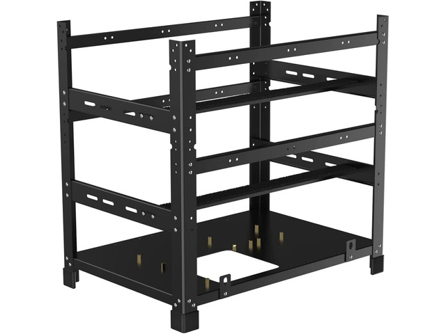 12GPU Stackable Mining Rig Frame, Steel Open Air Mining Rig Case, Solid ...