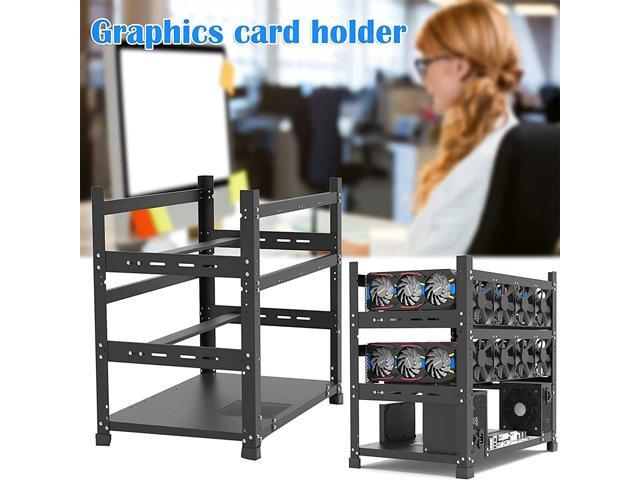 12GPU Stackable Mining Rig Frame, Steel Open Air Mining Rig Case, Solid ...