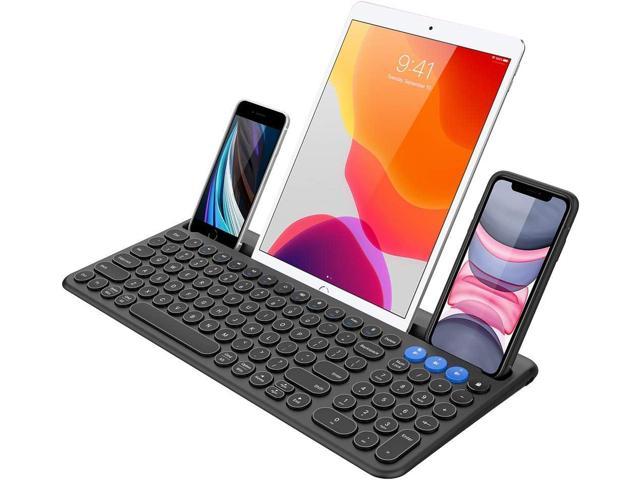 Acoucou Mini Bluetooth Keyboard Wireless Foldable Keyboard, Rechargeable  Bluetooth Keyboard Portable Pocket Size Keyboard, Compatible with MAC/iOS
