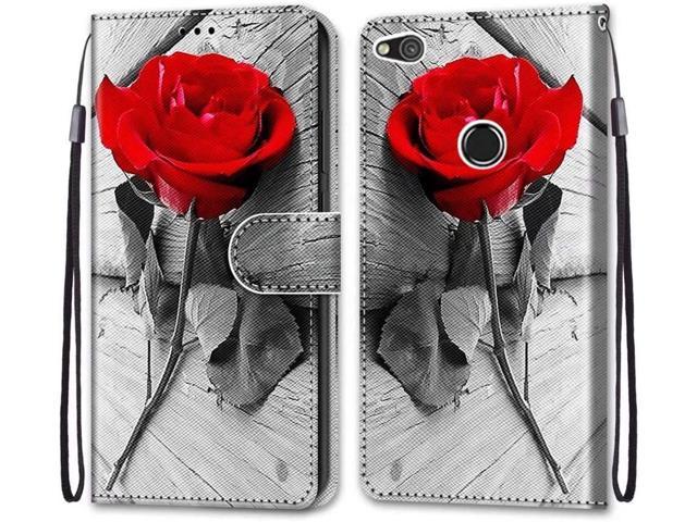 Visa Zakenman vanavond FlipBird Wallet Case for Huawei P8 Lite 2017, PU Leather Wallet Flip  Protective Case with Kickstand Function and ID Credit Card Slot & Lanyard  for Huawei P8 Lite 2017 Rose - Newegg.com