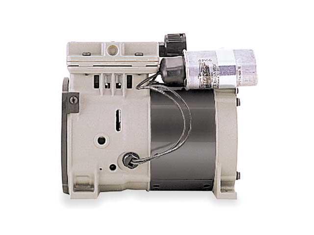 THOMAS 688CE44 Piston Air Compressor/Vacuum Pump,1/3HP