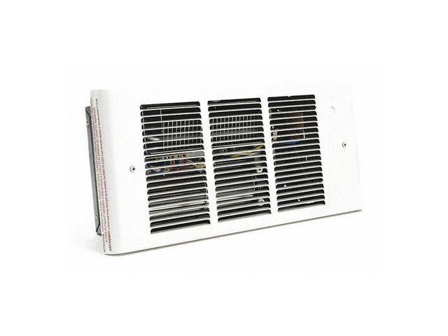 DAYTON 3UG15 Recessed Electric Wall-Mount Heater, Recessed, 1500/1125/750/375 W