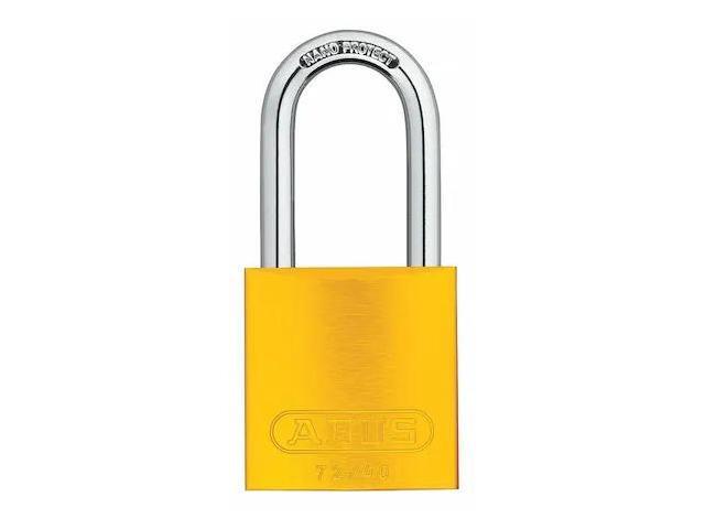 ABUS 72HB/40-40 Yellow Lockout Padlock Keyed Alike Safety Padlock 1-Pack