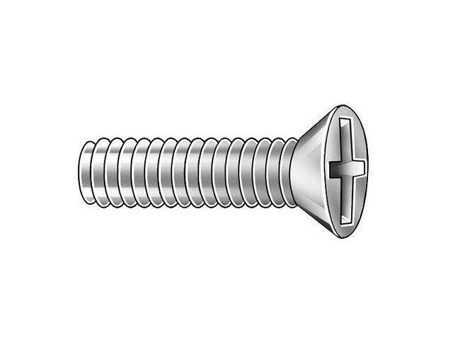 Pack of 10 Phillips Drive Pan Head #2-56 Threads Vented 18-8 Stainless Steel Machine Screw Plain Finish 1//8 Length