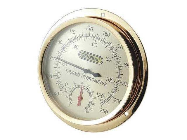 ZORO SELECT 49T438 Analog Thermometer,30 to 250 Degree F