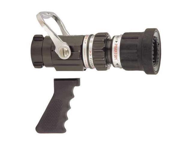 ZORO SELECT 6AKC4 Fire Hose Nozzle,1-1//2 In.,Brass