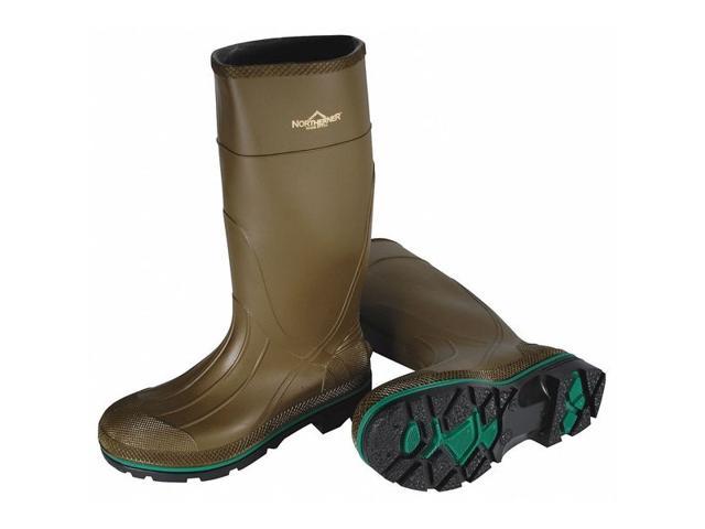 HONEYWELL SERVUS 75120/13 Knee Boots,Size 13,15" H,Olive,Plain,PR