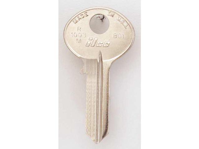 KABA ILCO 1674 Key Blank,Brass,1674,PK10 