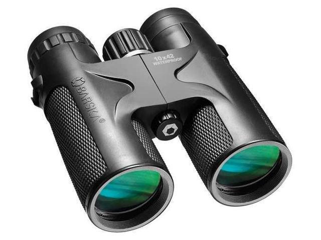 BARSKA 10x42 Waterproof Blackhawk Binoculars w/ Green Lens AB11842
