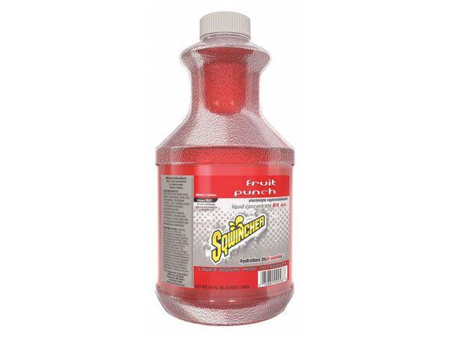 SQWINCHER 159030325 Sports Drink Liquid Concentrate 64 oz., Fruit Punch