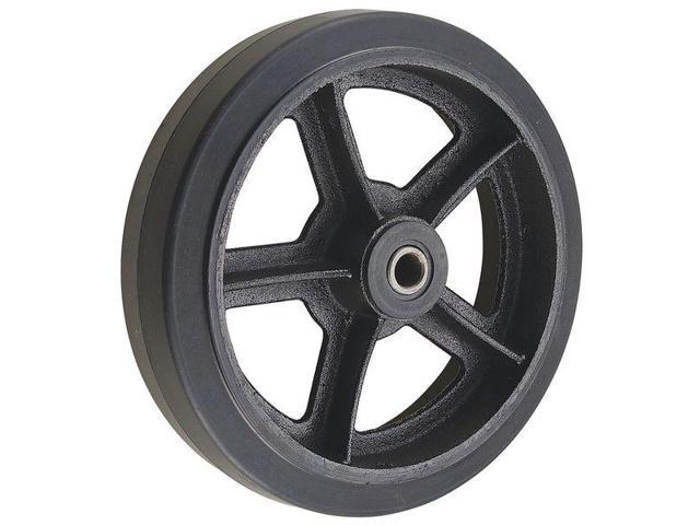 ZORO SELECT 3G269 Caster Wheel,8 in.,600 lb.,Black Core 
