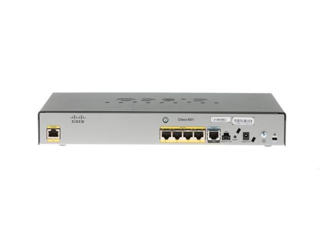 Cisco CISCO881-K9 Ethernet Security Router 881 with PWR-60W-AC