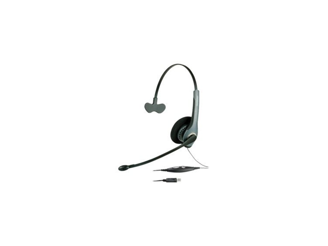 Jabra GN2000 Monaural CIPC Plug-and-Play NC USB Wired Headset - Sound Normalizing Technology