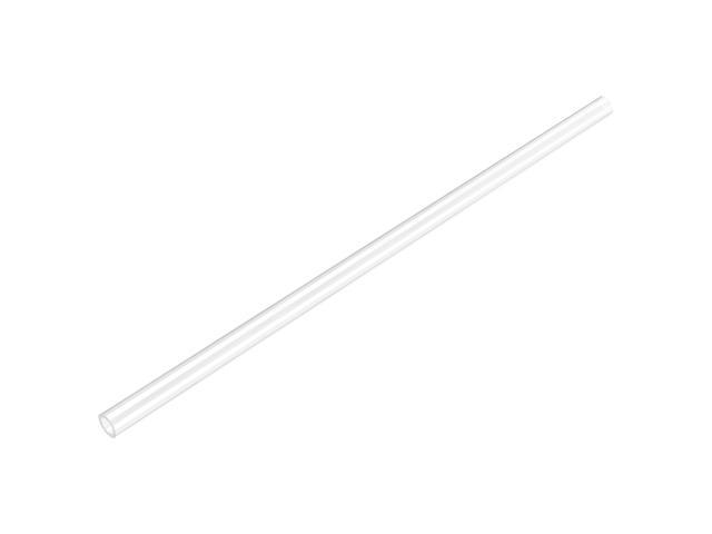 sourcing map Polycarbonate Rigid Round Clear Tubing 4mm IDx6mm 0.16 Inch Length Plastic Tube 0.23 Inch 2Ft ODx610mm 