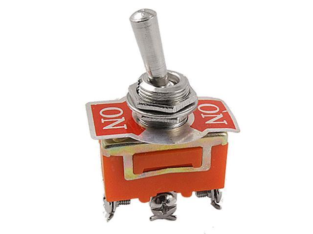 AC 250V 15A On/On 2 Way SPDT Screw Terminals Toggle Switch with Rubber Cover 