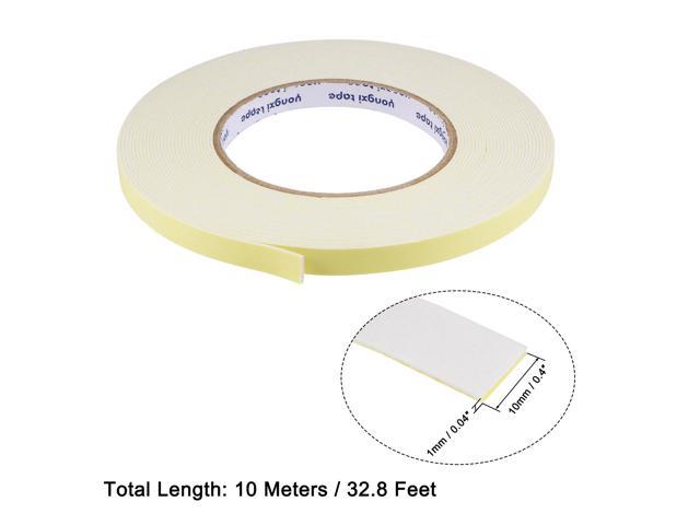 10 Meters 10mm x 1mm Single Side Adhesive EVA Foam Sealing Tap 