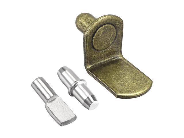 5mm Metal Furniture Cupboard Shelf Pins Pegs Supports Holder 10 Pcs 