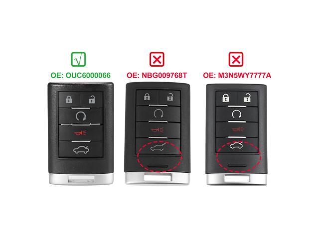Replacement Keyless Entry Remote Car Key Fob NBG009768T 315Mhz for
