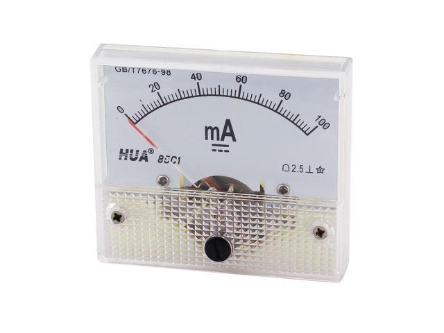 AC 0-1kA/5A Square Dial Current Test Panel Mounted Meter Ammeter Gauge