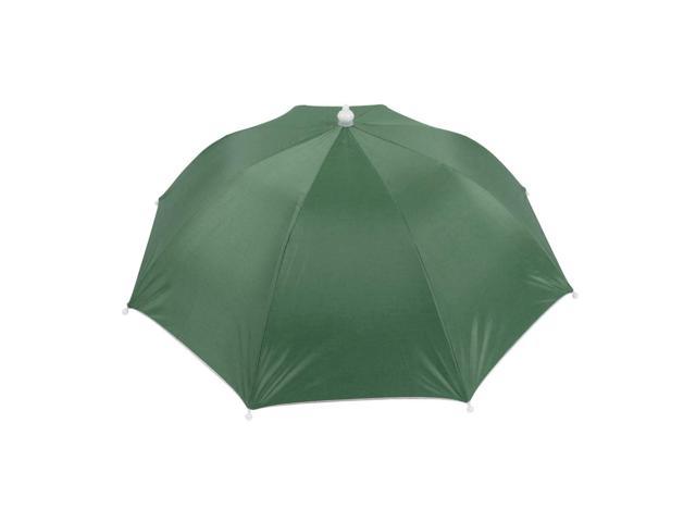 green umbrella hat