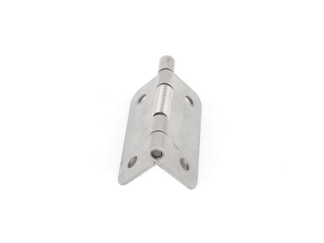 Global Bargains Spring Loaded 304 Stainless Steel Window Cabinet Door Hinge Hardware