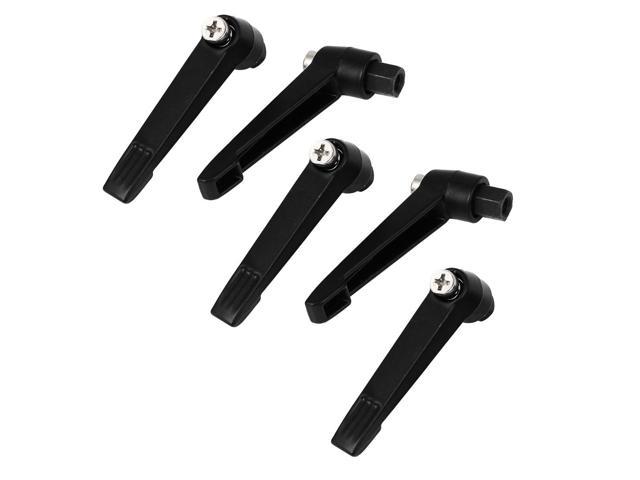 5 pcs Machinery M6 x 25mm Threaded Knob Adjustable Handle Clamping Lever