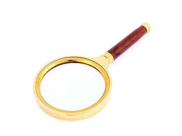 Handheld Metal Frame 5x Magnifier Magnifying Glass Jewelry Loupe Handheld Metal Frame 5x Magnifier Magnifying Glass Jewelry Loupe 80mm Dia