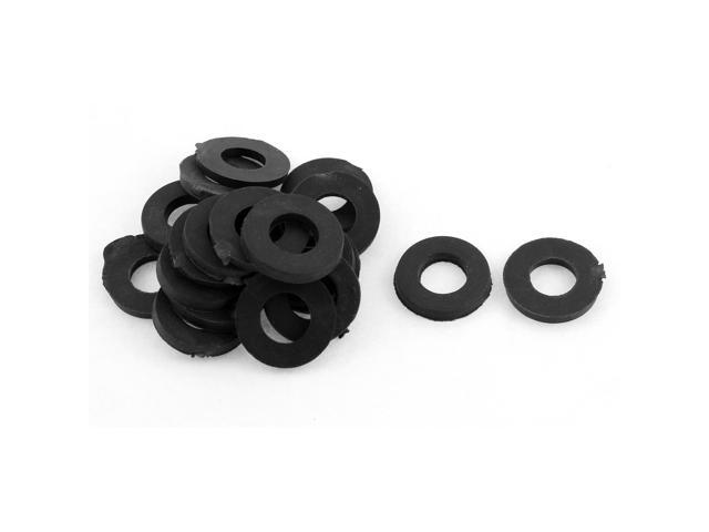 Rubber O Ring Seal Grommets Washer 17mm x 9mm x 6mm Black 50 Pcs