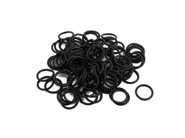 20Pcs Black 36 x 2mm Industrial Flexible Rubber O Ring Oil Sealing Grommets