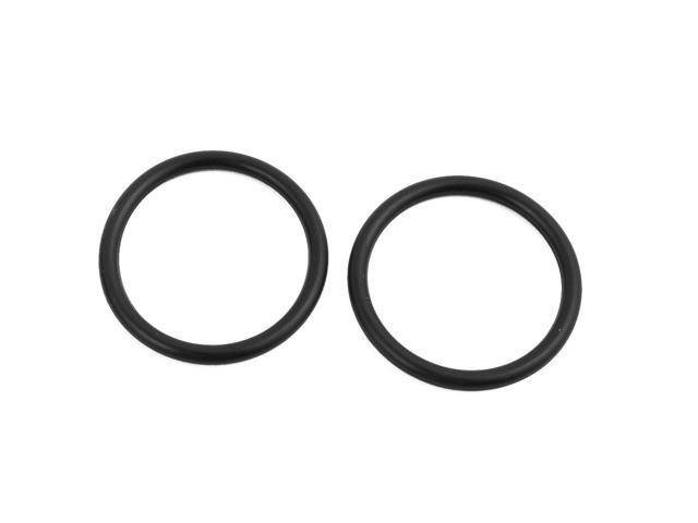 50Pcs 36mm x 3.1mm Black Flexible Nitrile Rubber O Ring Oil Seal Washer Grommets
