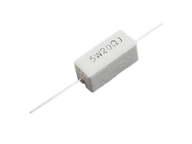 uxcell Green 50 Watt 22 Ohm 5/% Aluminum Shell Wire Wound Resistor