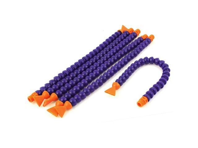 Plastic 1//4BSP Male Thread Flexible Water Oil Coolant Pipe Hose Tube 2pcs