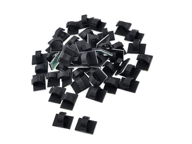 4 Pack Adhesive Mount Cable Twist Lock Tie 10-15mm