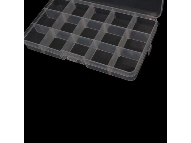 Details about   Plastic Case Fishing Lure Bait Storage Angling Tackle Box Container Clear 3PCS 