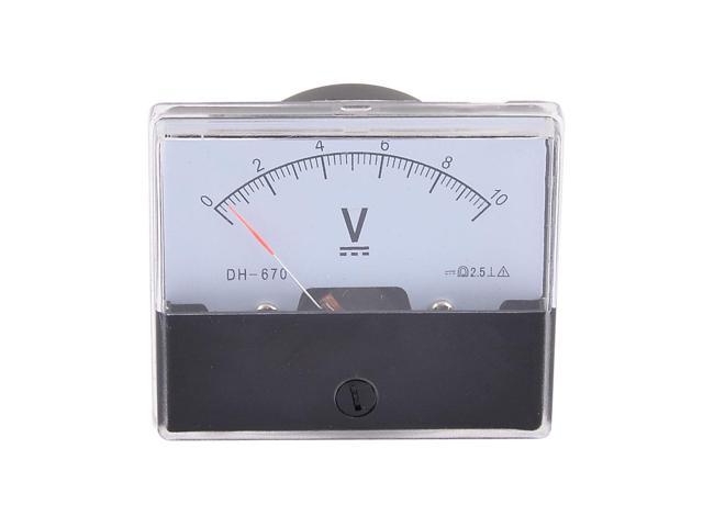 Analog Panel Voltmeter DC 0-600V Analog Panel Meter Current Tester 